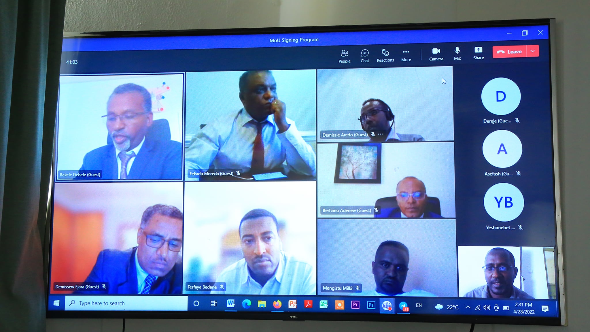 SlU Signed MoU with Salale Development Global Initiative (SDGI)