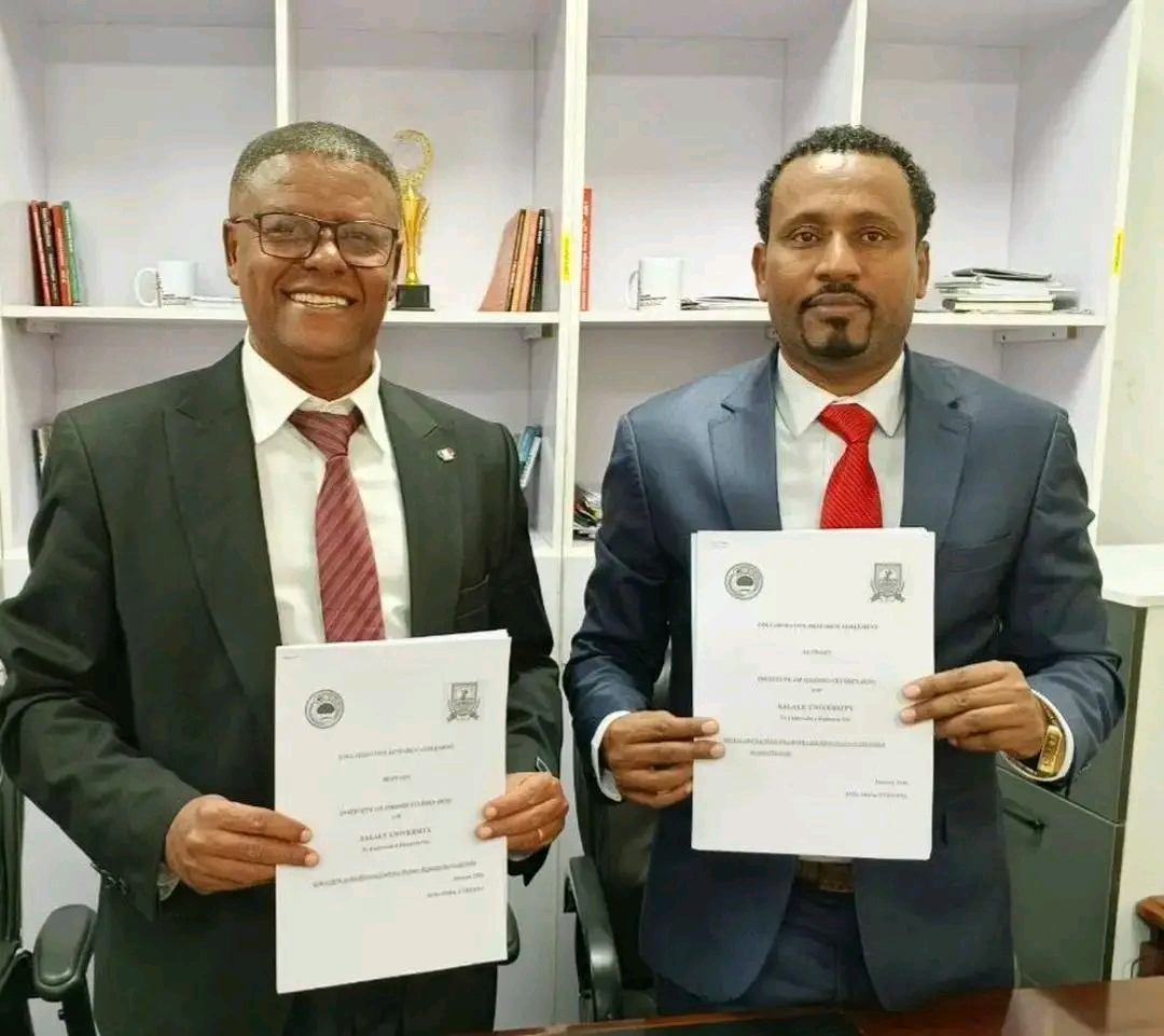 Inistitiyuutiin Qorannoo fi Qo'annoo Oromoo Yuunivarsiitii Salaalee waliin waliigaltee hojii qorannoo mallatteesse.